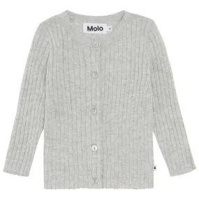 Georgette Cardigan | Light Grey Melange
