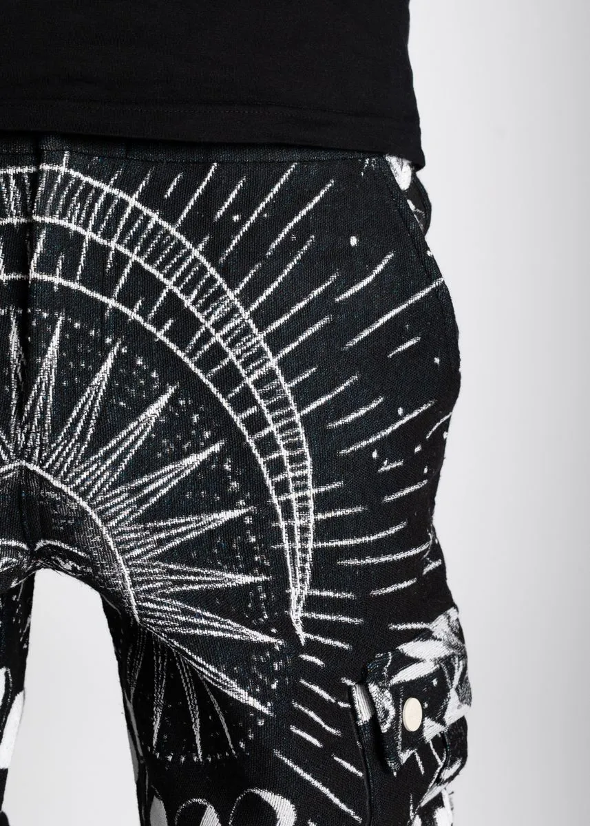 Guapi Obsidian Black Tapestry Pants