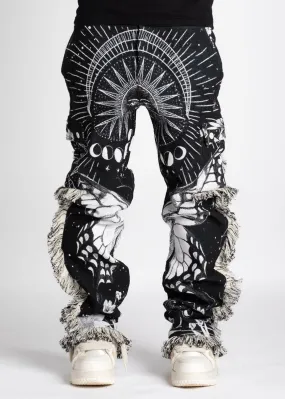 Guapi Obsidian Black Tapestry Pants