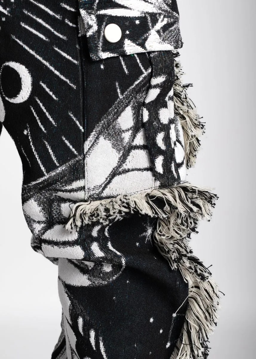 Guapi Obsidian Black Tapestry Pants