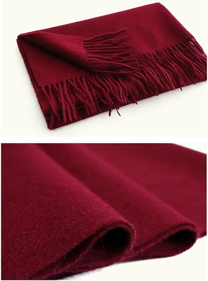 Honeystore Large Fringe Scarf Tassels Infinity Cashmere Wool Shawl Pashmina Wrap