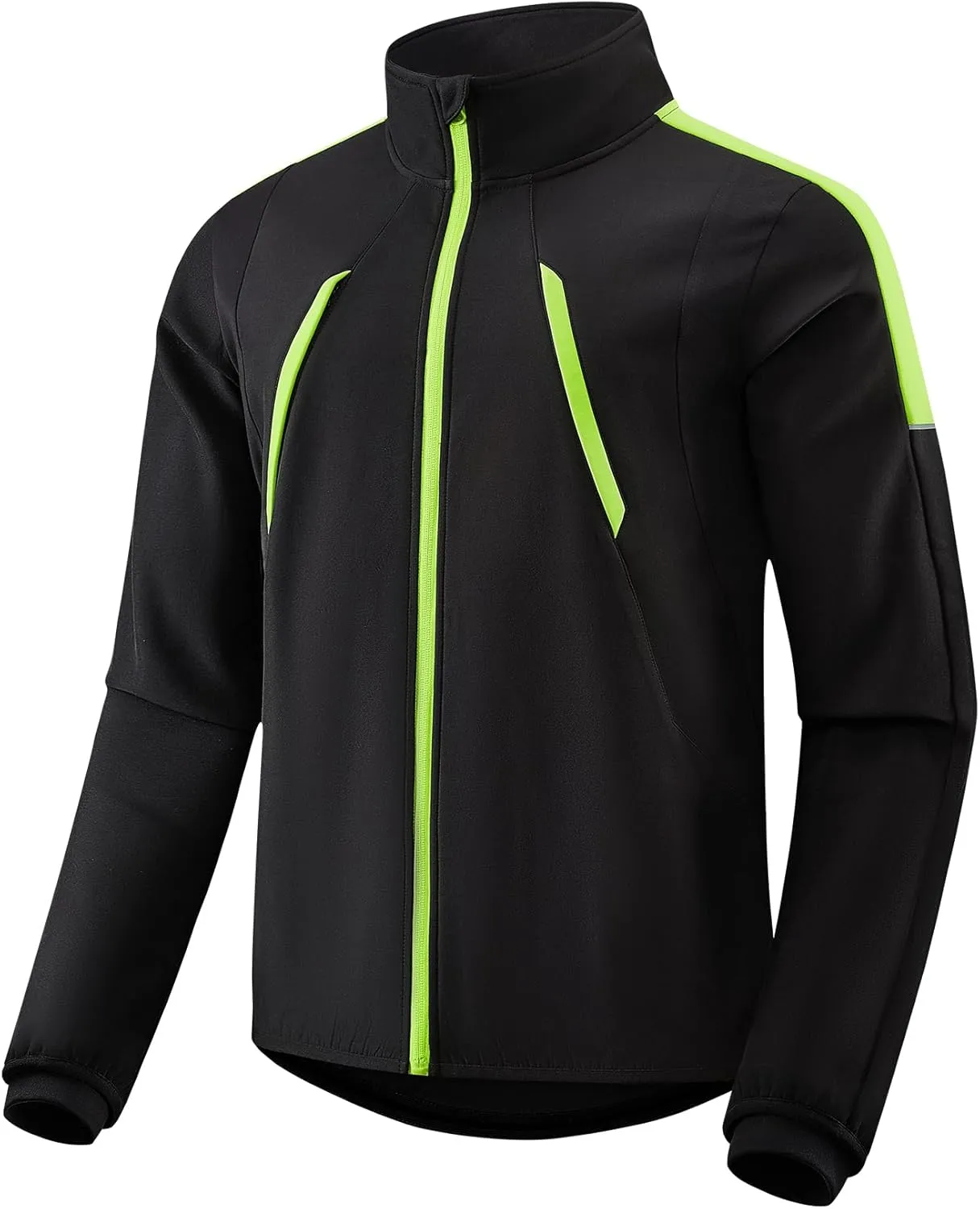 HOTSUIT Cycling Rain Jacket for Men Breathable Running Jacket Waterproof Biking Windbreaker
