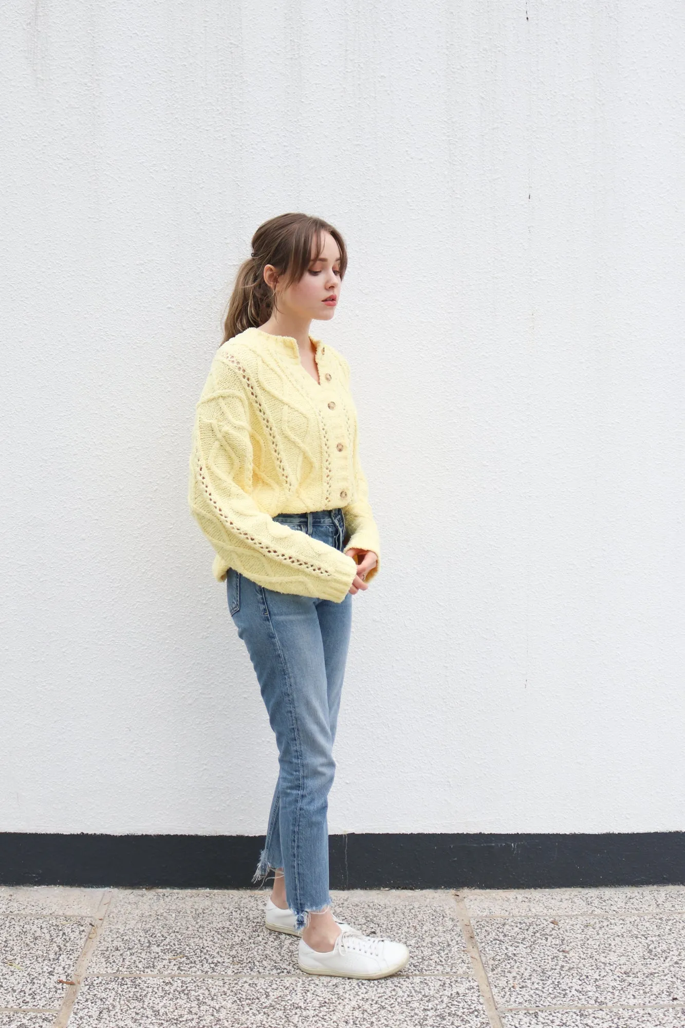 Light Yellow Cardigan