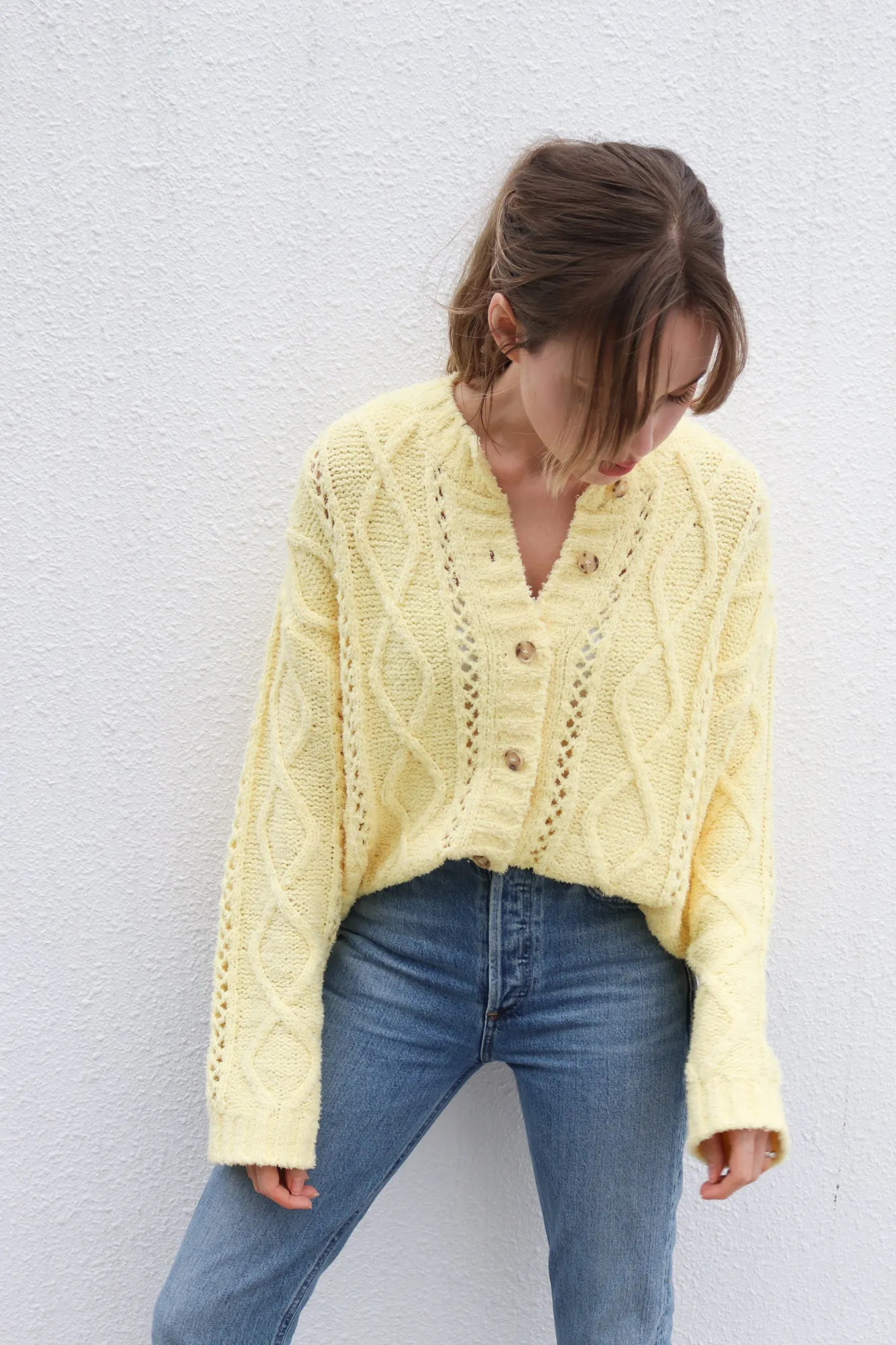 Light Yellow Cardigan