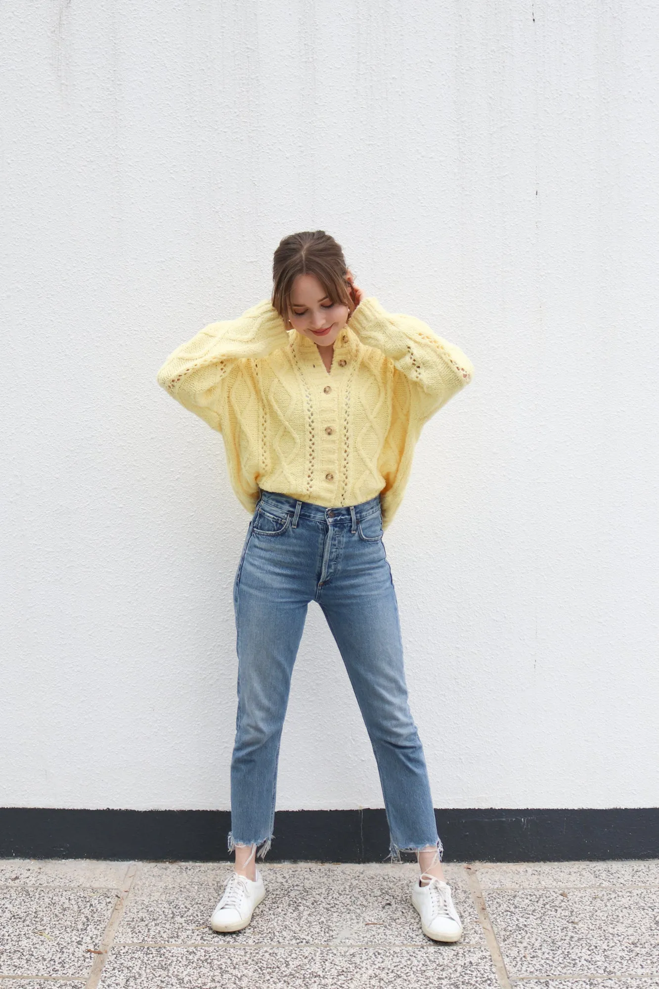 Light Yellow Cardigan