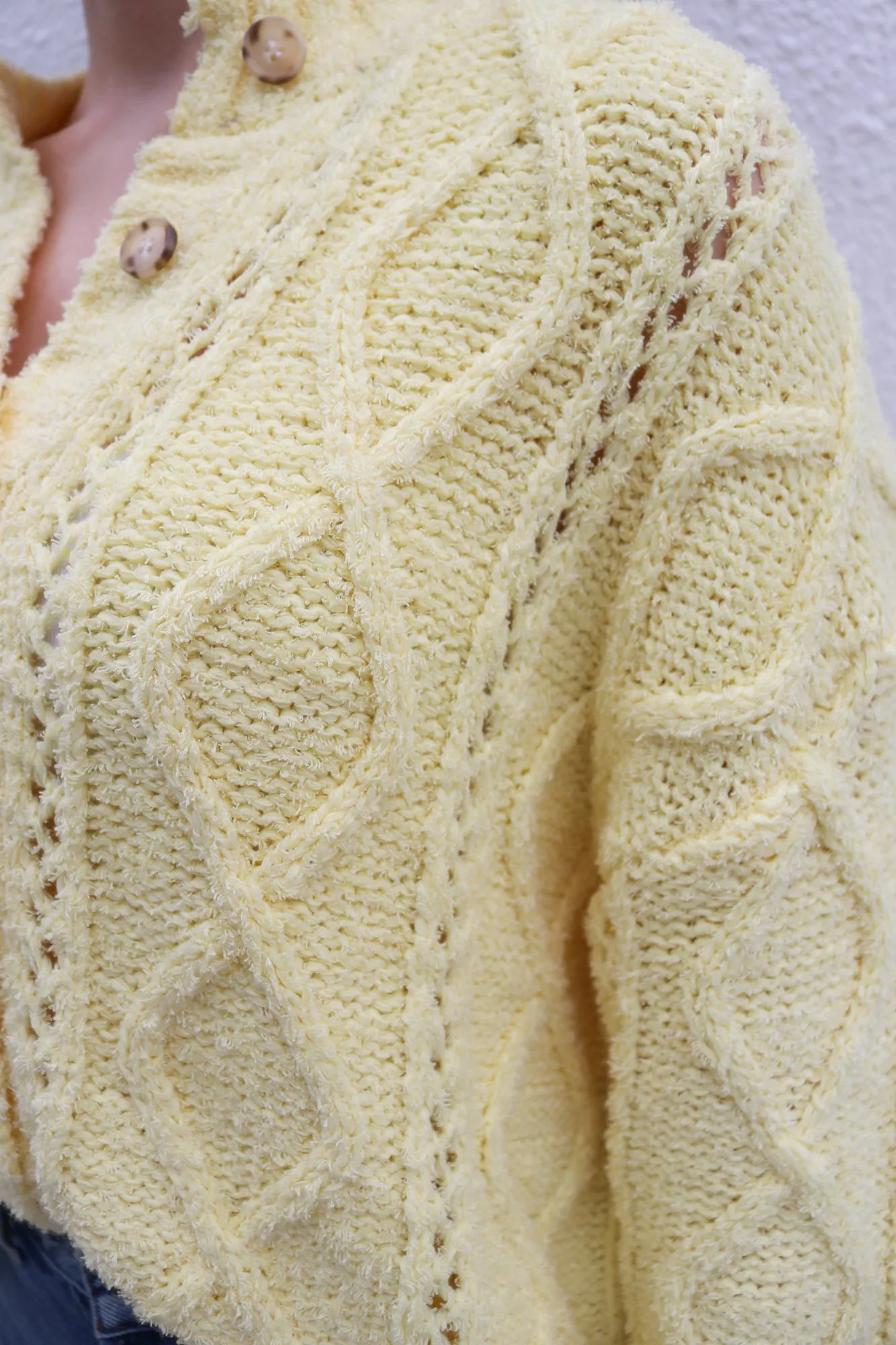 Light Yellow Cardigan