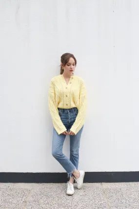 Light Yellow Cardigan
