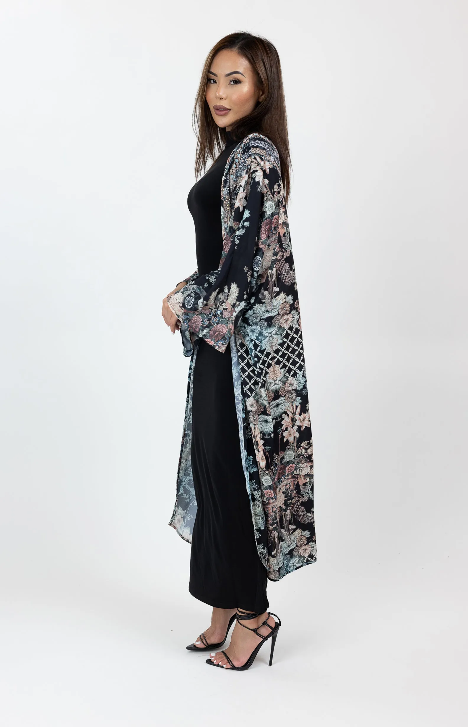 Marchesa Beaded Kimono