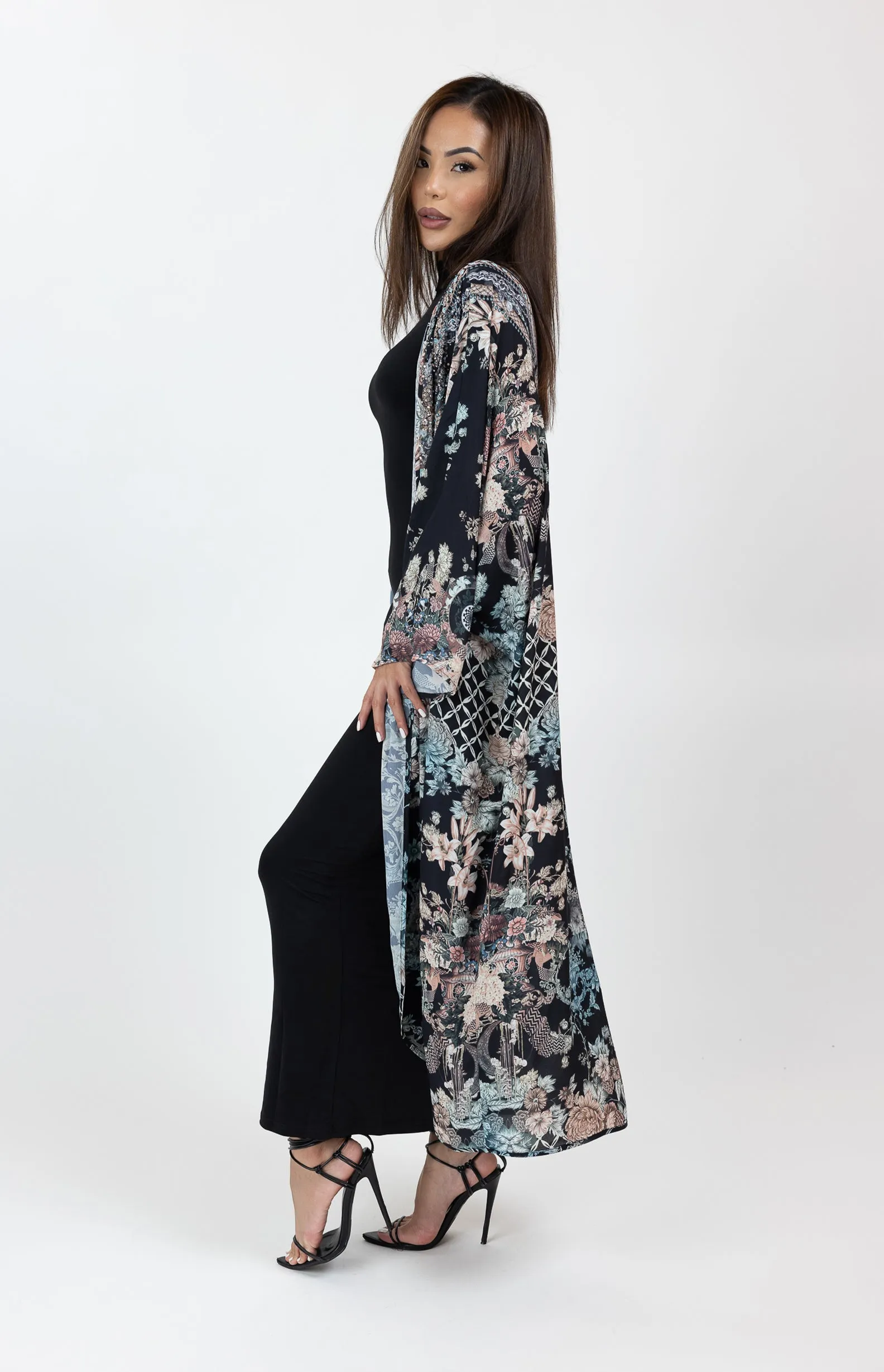 Marchesa Beaded Kimono