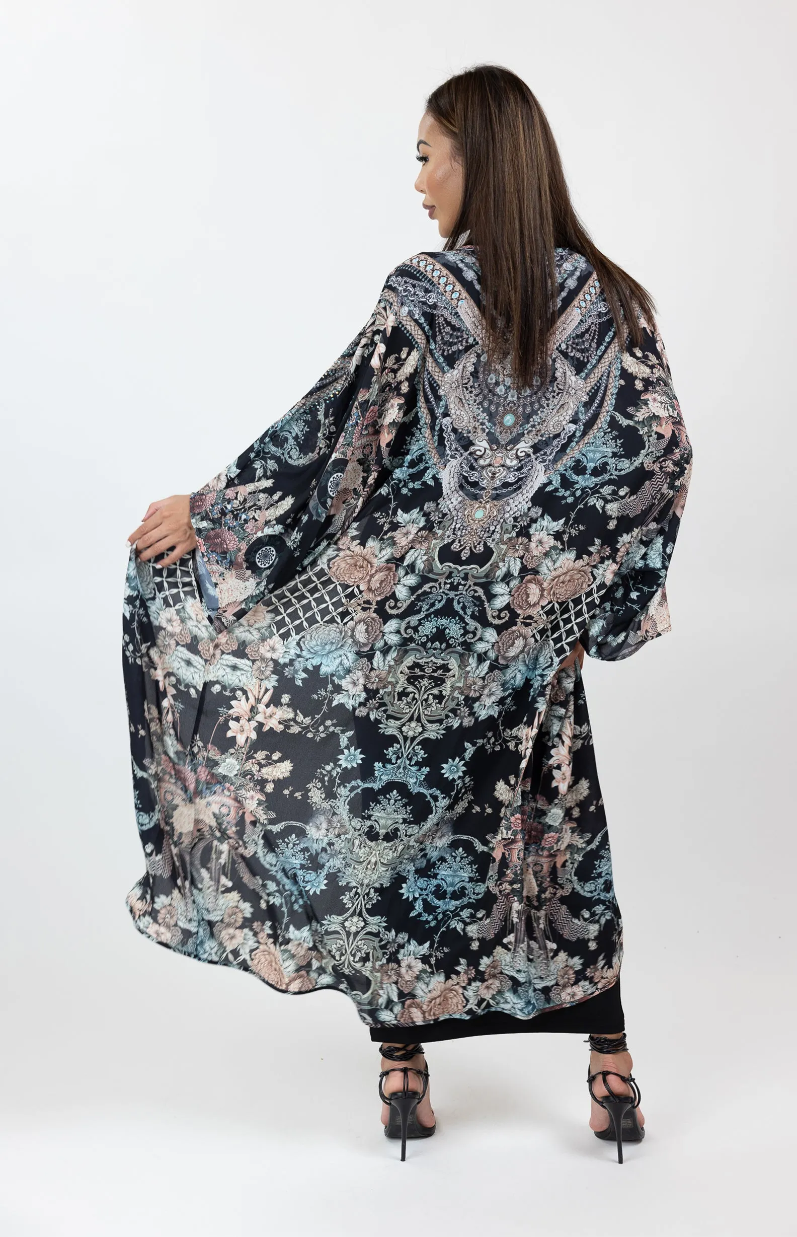 Marchesa Beaded Kimono