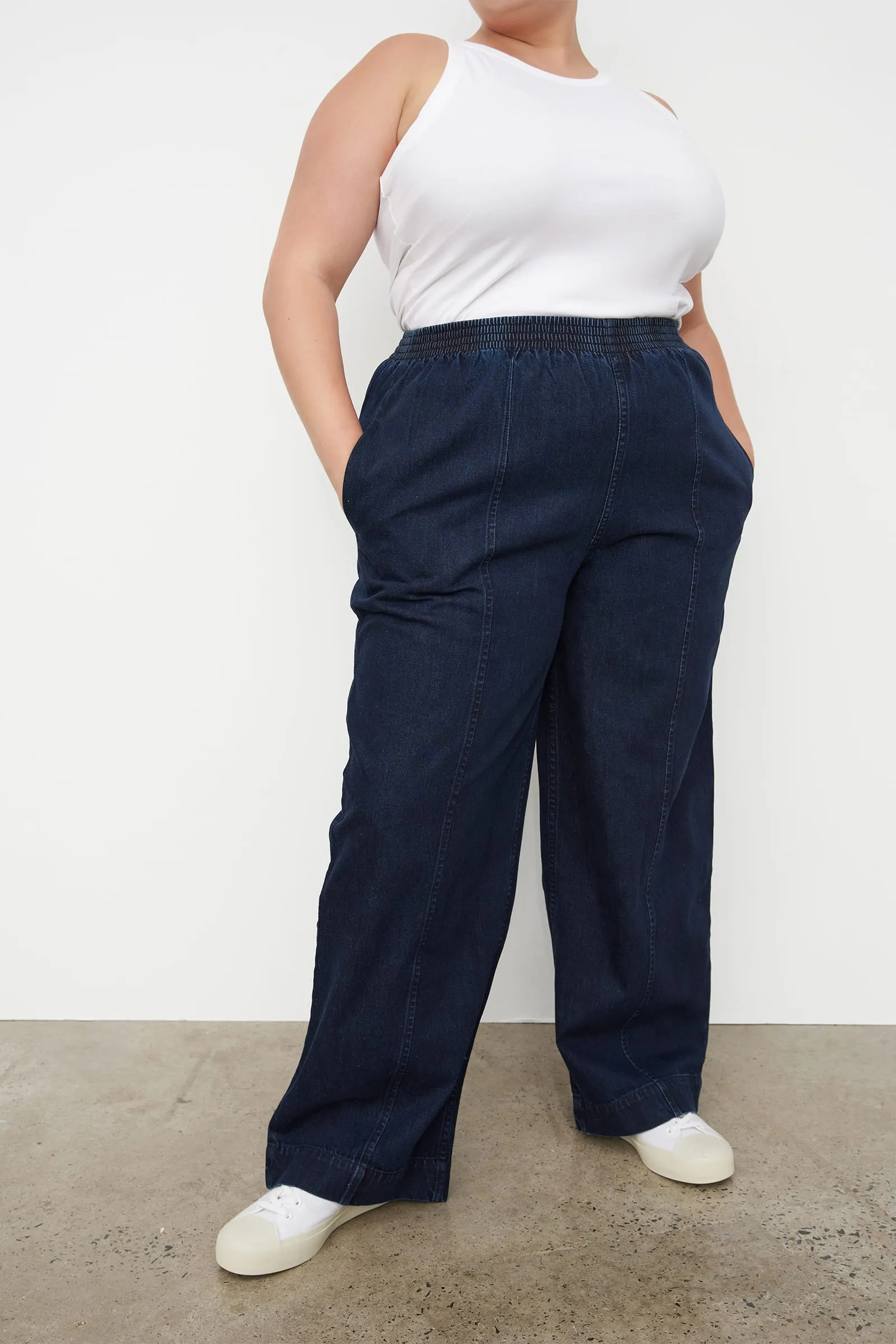 Marina Pants - Indigo Denim