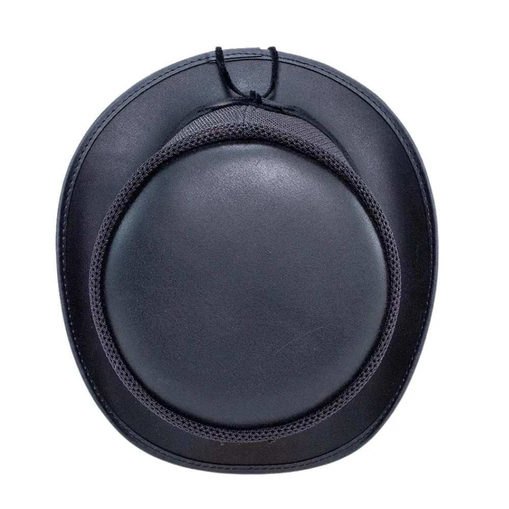 Marlow Collar Band Leather Top Hat