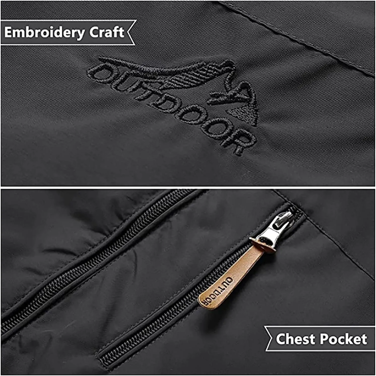 Men's Jacket, Waterproof Rain Jacket, Windproof Raincoat for Cycling, Breathable Hardshell
