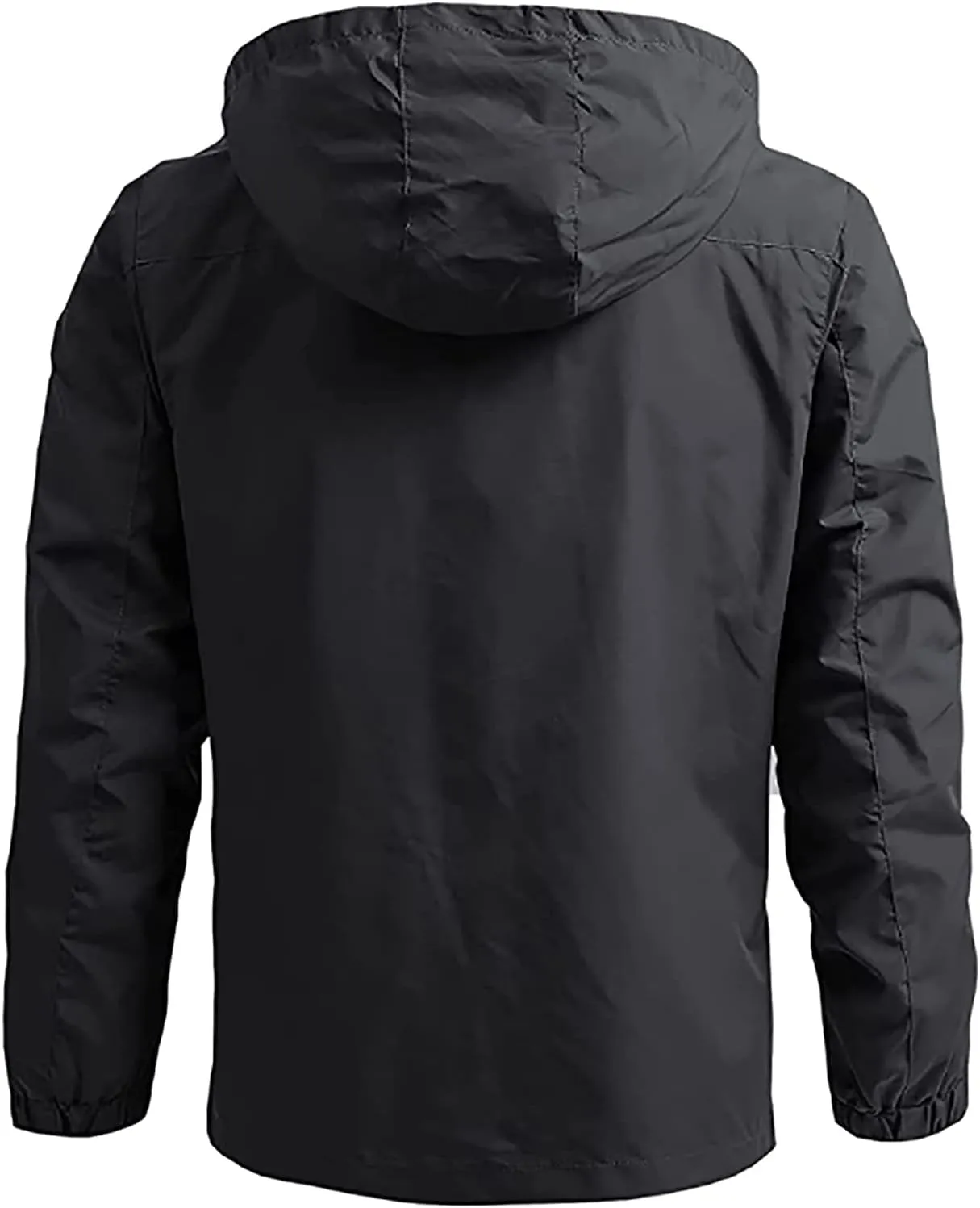 Men's Jacket, Waterproof Rain Jacket, Windproof Raincoat for Cycling, Breathable Hardshell