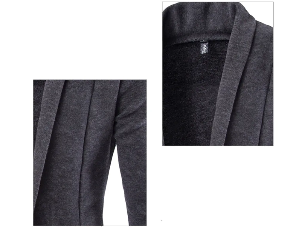 Mens Open Front Light Cardigan