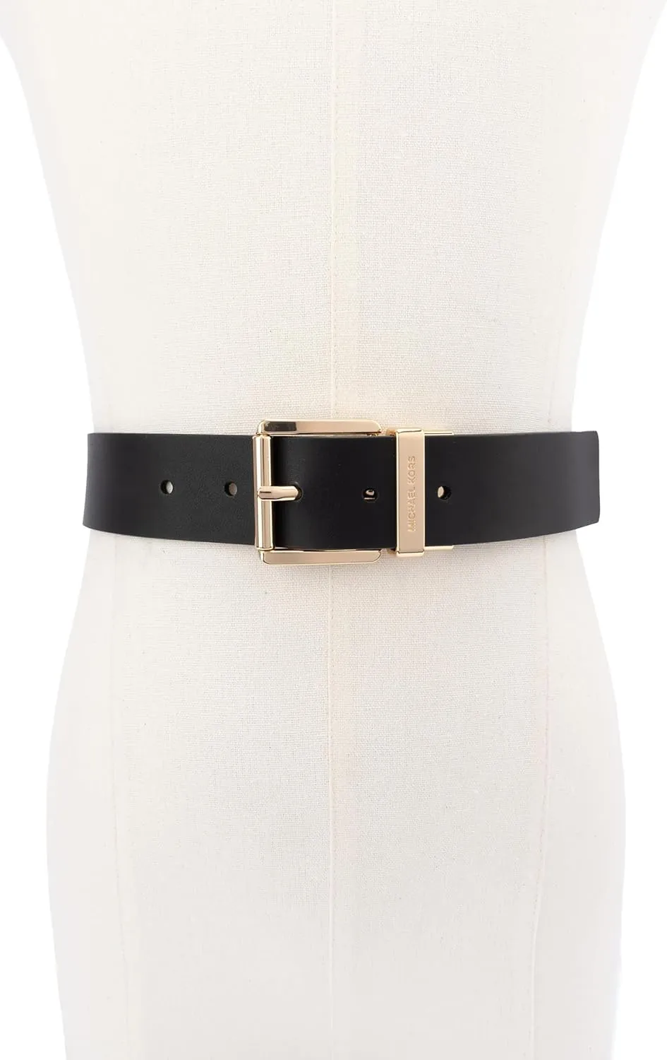 Michael Kors Women's 1.5 Inch Leather Reversible Belt, Stylish Fashion Accessory for Everyday Wear