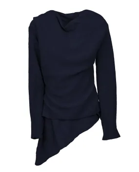NEW FALL 24 - Pure Cashmere Open Front Cardigan Wrap Night Blue