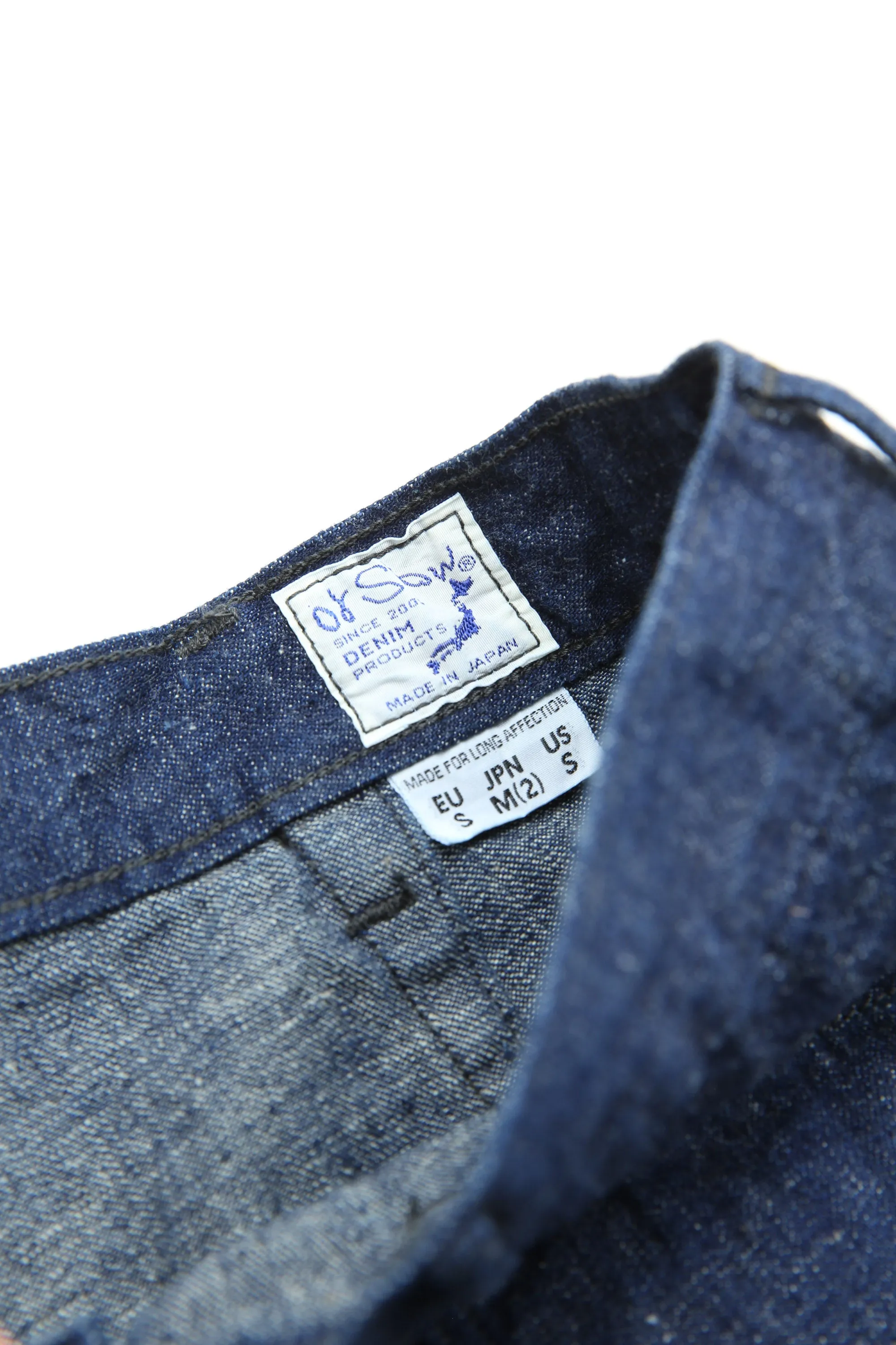 orSlow- US NAVY SIDE SEAMLESS DENIM PANTS- One Wash