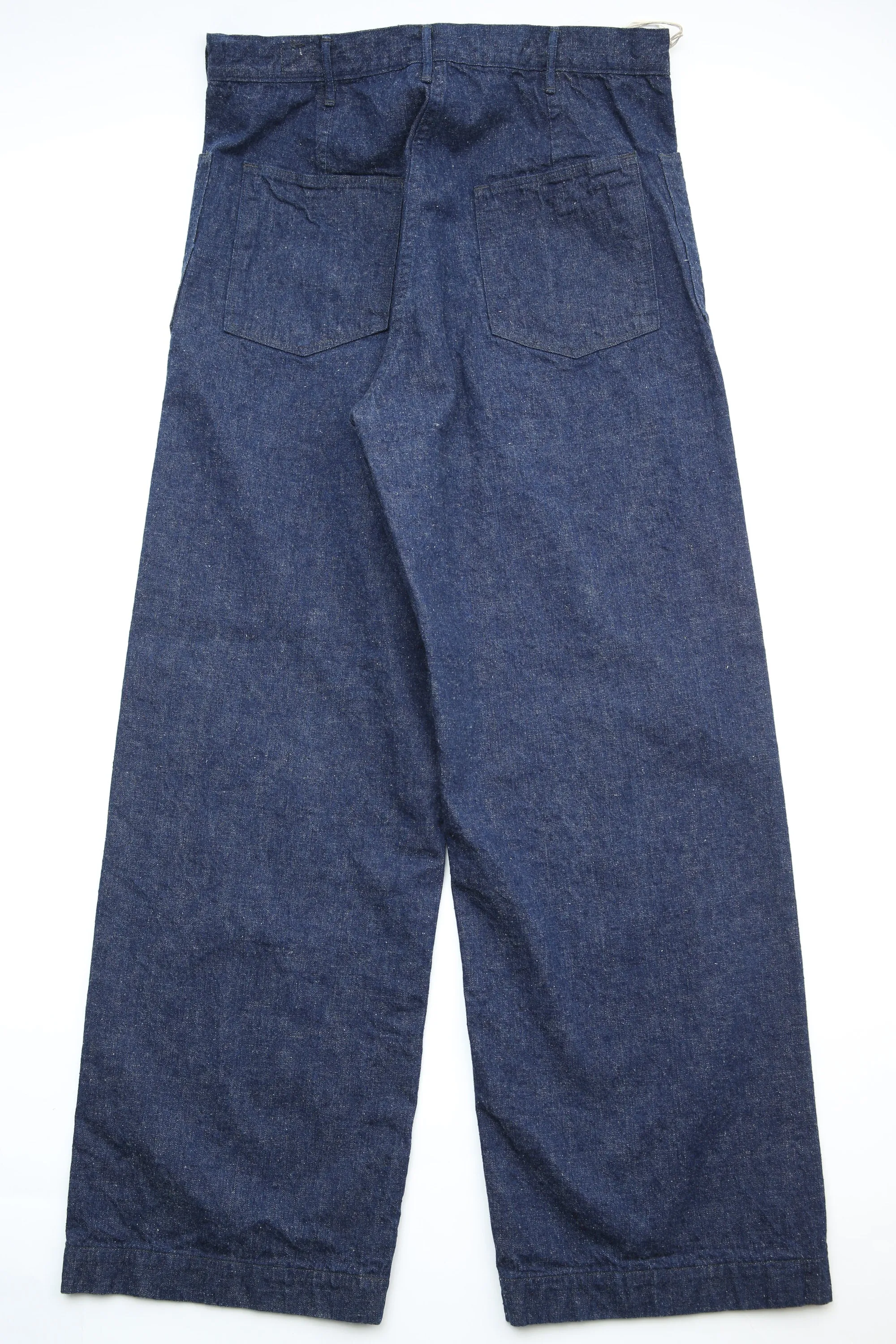 orSlow- US NAVY SIDE SEAMLESS DENIM PANTS- One Wash