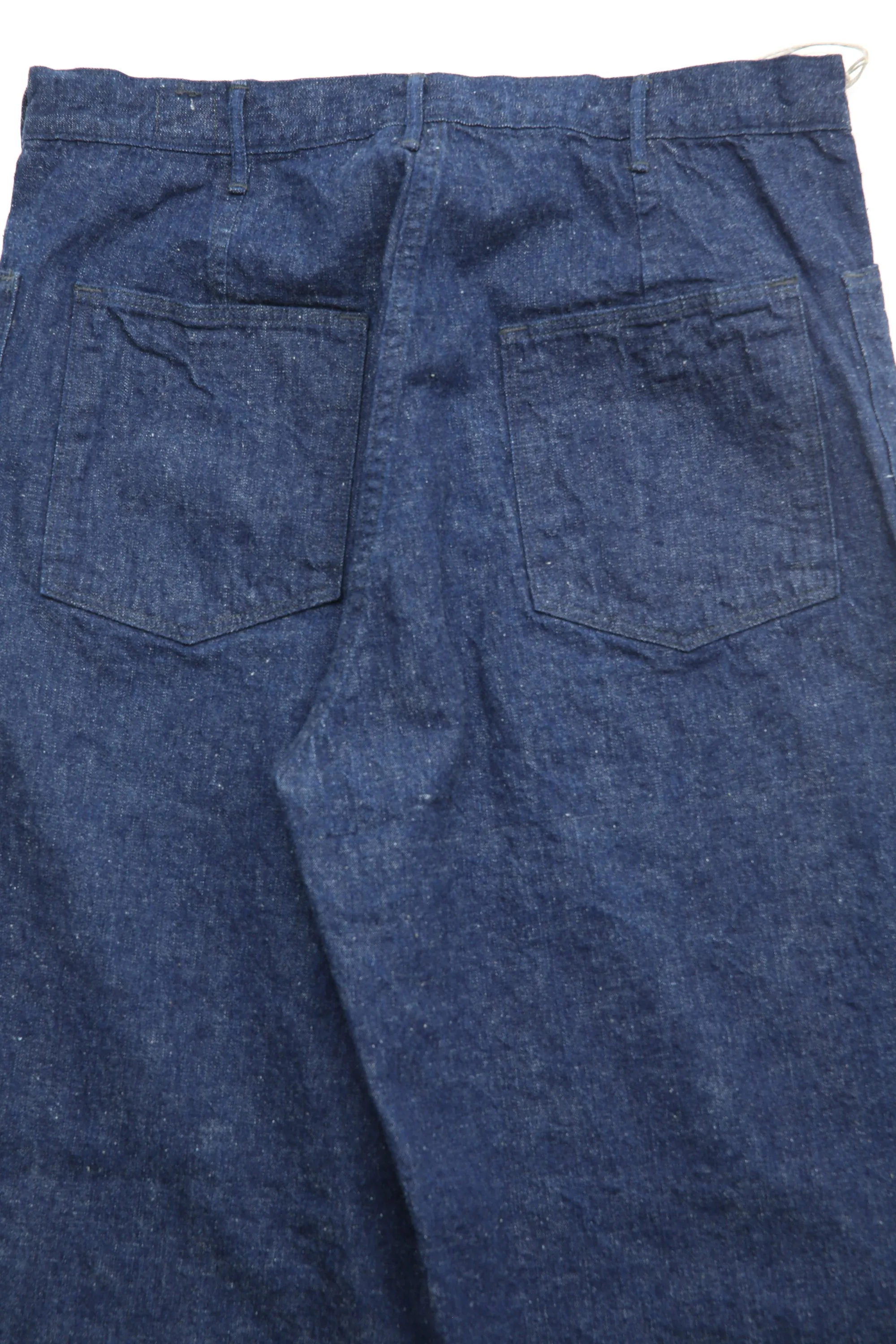 orSlow- US NAVY SIDE SEAMLESS DENIM PANTS- One Wash