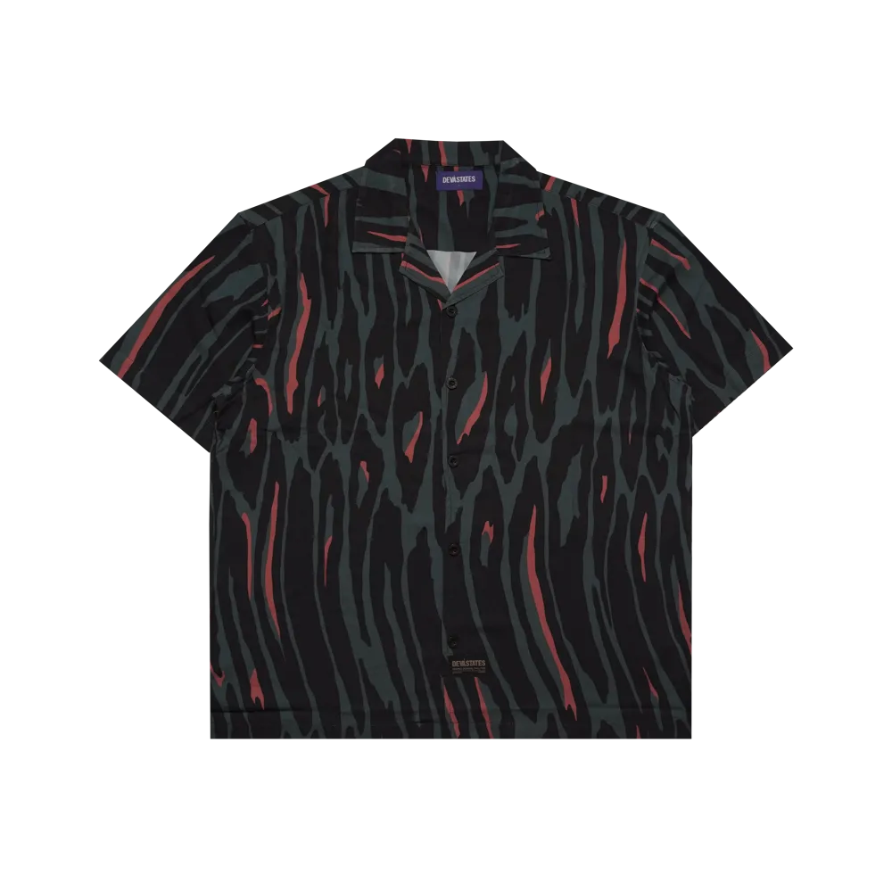 PANTERA Printed Souvenir Shirt [Green/Multi]