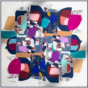 Pierre Cardin Miro Silk Scarf No. 23