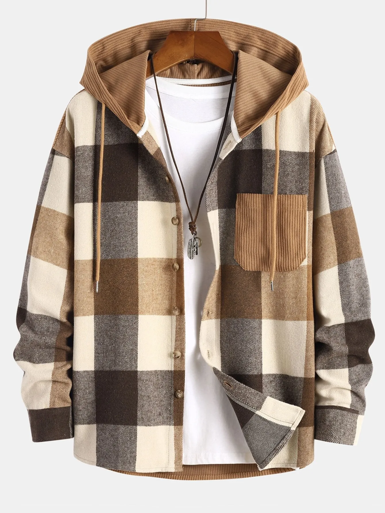 Plaid Flannel Hoodie