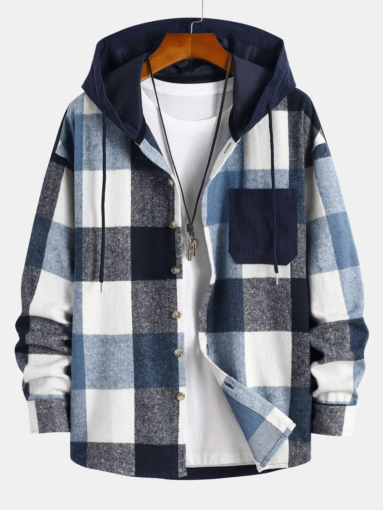 Plaid Flannel Hoodie