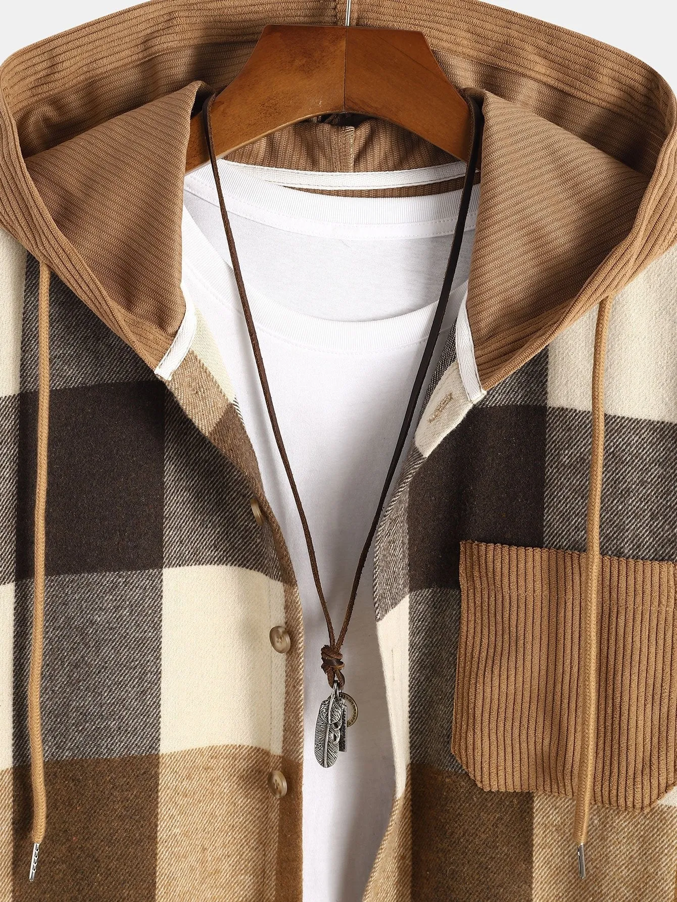 Plaid Flannel Hoodie