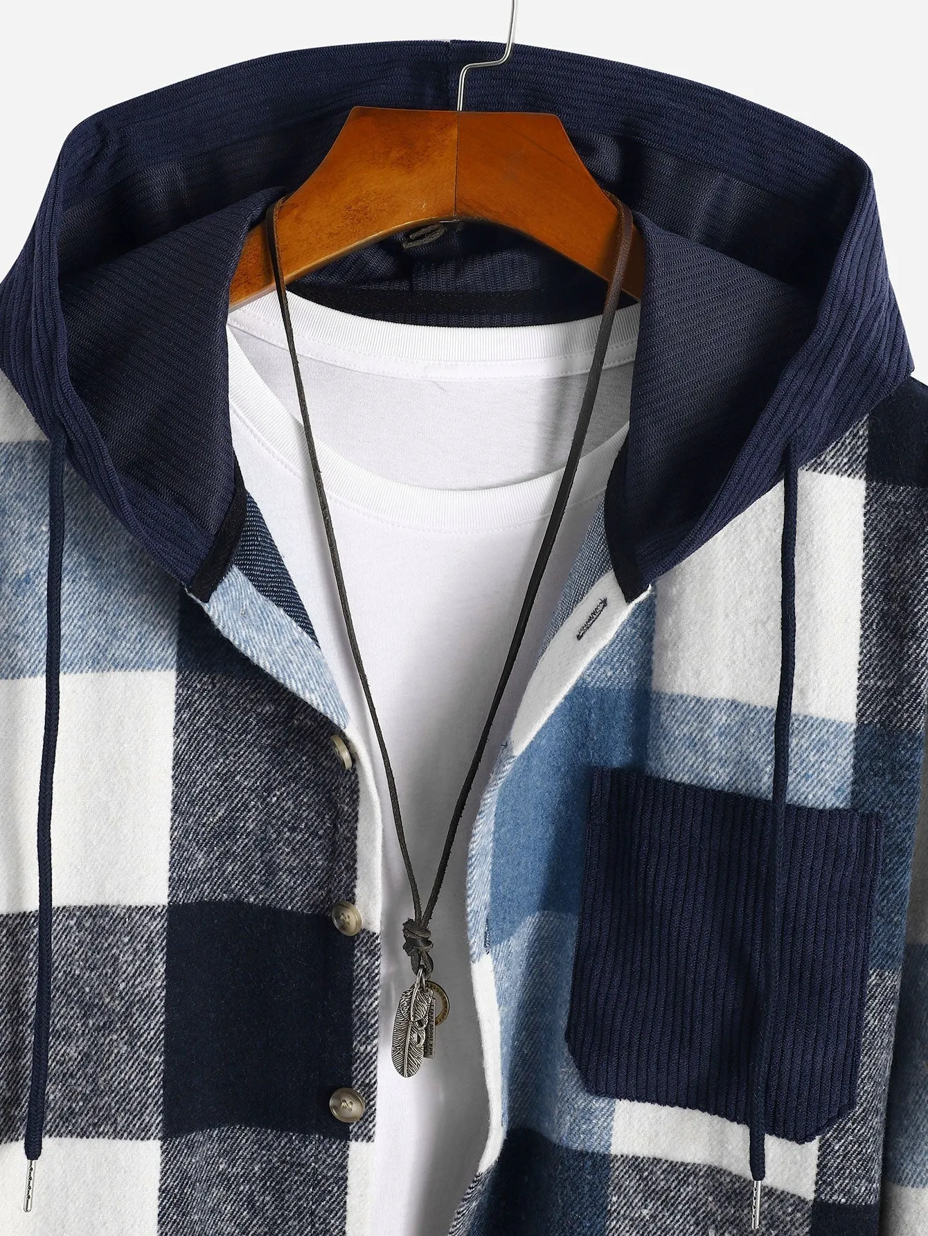 Plaid Flannel Hoodie