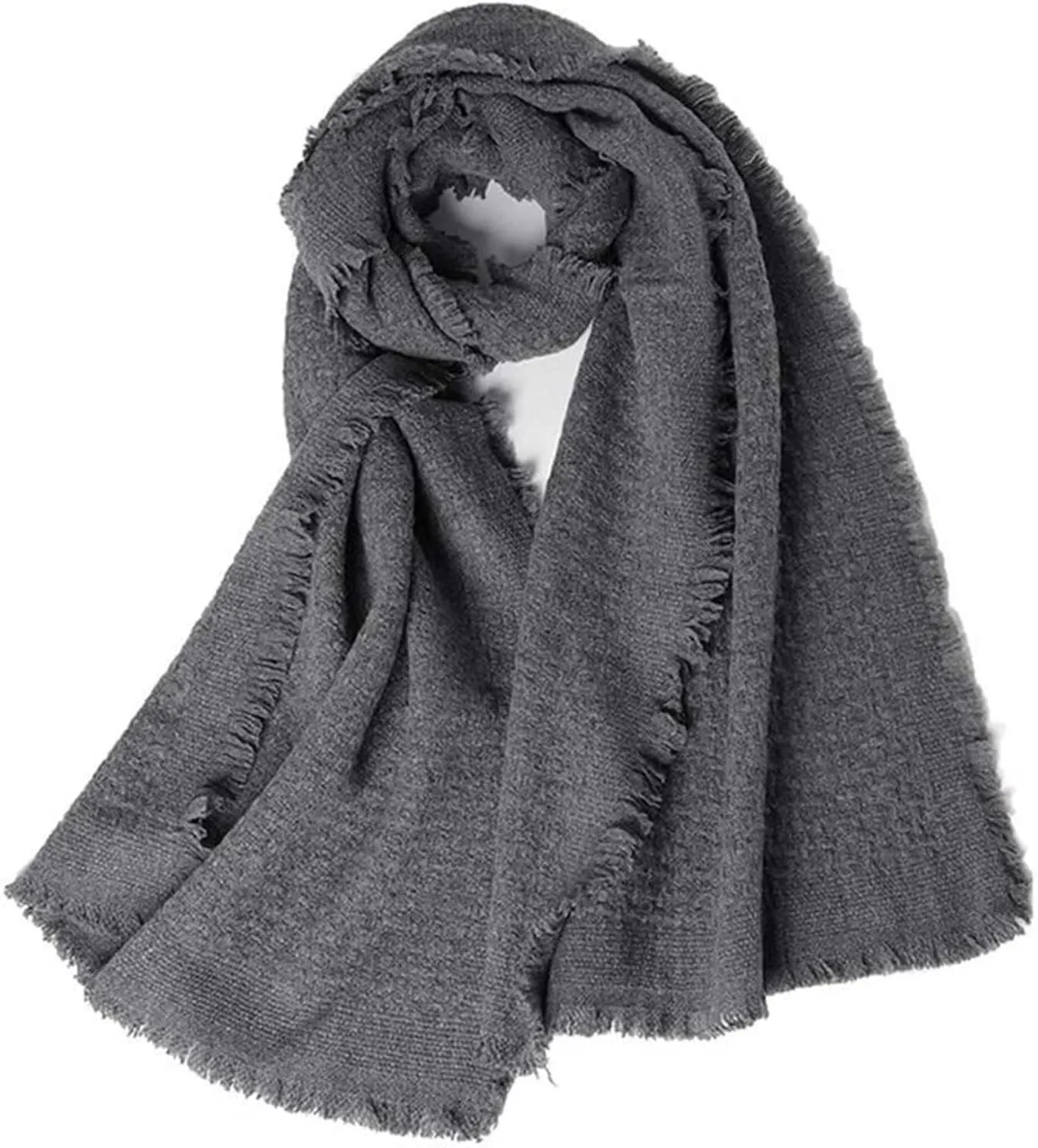 Scarf Warm Travel Wool Ladies Scarf Solid Large Thick Warm Fall Soft Wild Color Collar Ideal Scarfs for Women Lightweight