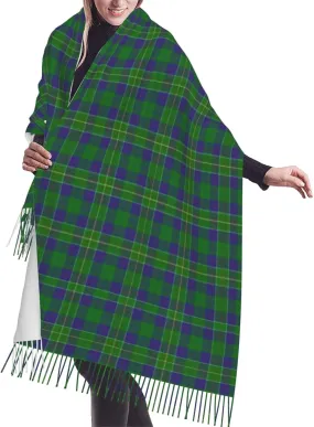 Scottish Clan Maxwell Tartan Plaid Imitation Cashmere Tassel Scarf Winter Scarf Autumn Softest Classic Warm