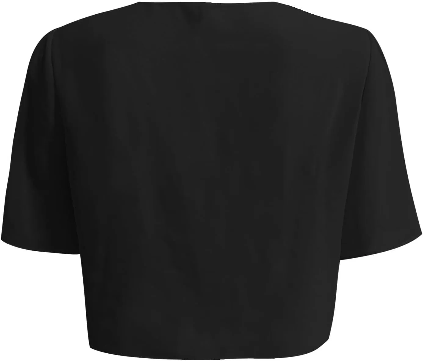 Short Sleeve Cardigans for Women Chiffon Cropped Bolero Sheer Shrugs Light Weight Beach Cover Up Casual Blouse Tops