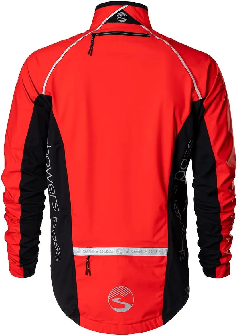 Showers Pass Spring Classic Jacket - Waterproof Lightweight Jacket For Men - Breathable Outdoor Reflective Cycling Jacket