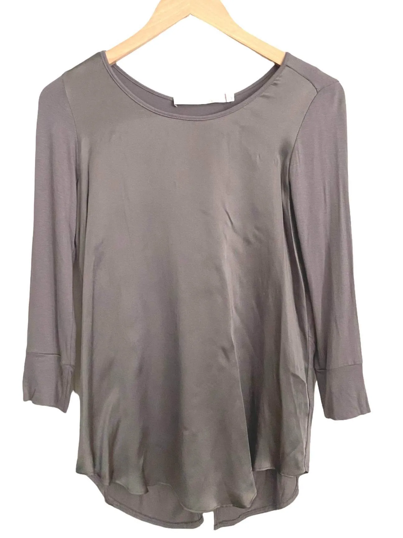 Soft Summer Ashwood Silky Cross-Back Blouse