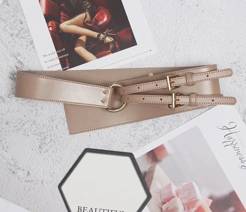 Stylish Cowhide Outerwear Belt