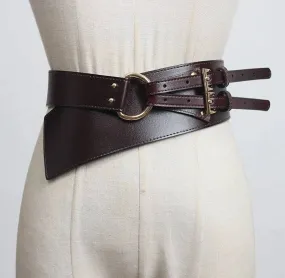Stylish Cowhide Outerwear Belt