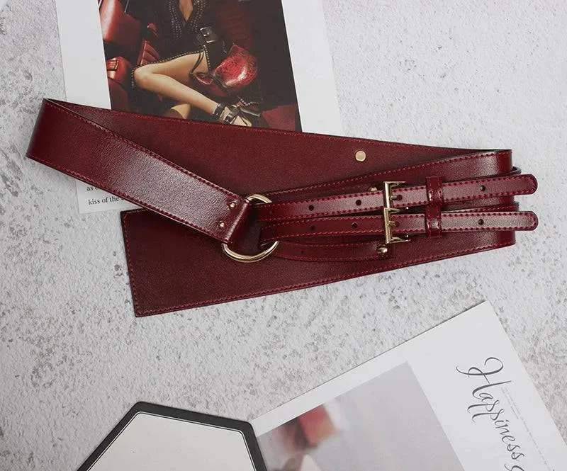 Stylish Cowhide Outerwear Belt