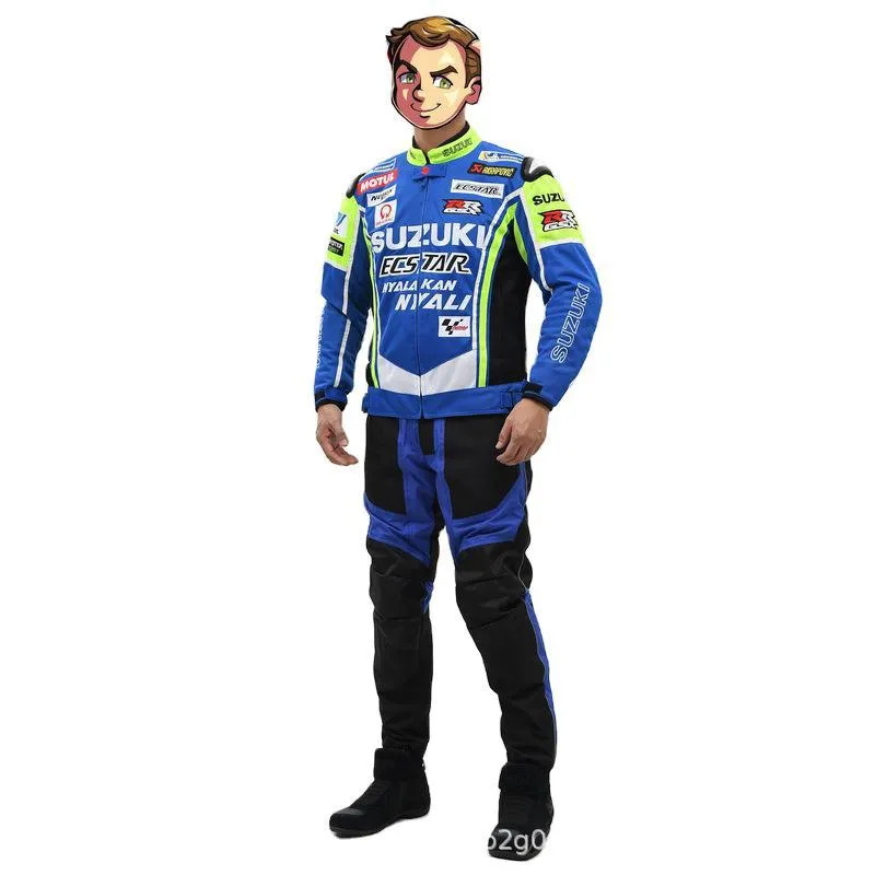 Suzuki Motorcycle Jacket Summer Mesh Breathable Cycling Clothing Men'S Jacket