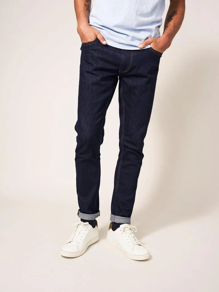 WHITE STUFF <BR>
Harwood Slim Demin Jeans <BR>
Dark Blue <BR>