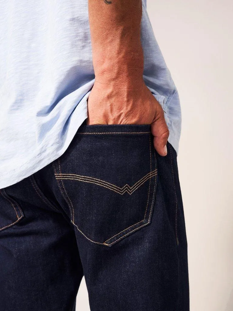 WHITE STUFF <BR>
Harwood Slim Demin Jeans <BR>
Dark Blue <BR>