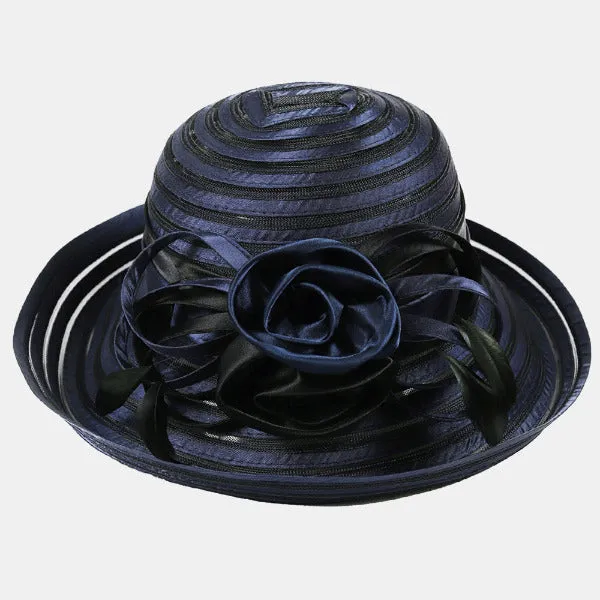 Women Kentucky Derby Church Cloche Hat S027