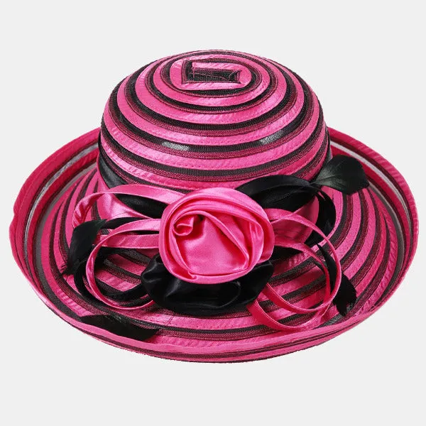 Women Kentucky Derby Church Cloche Hat S027