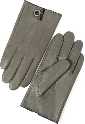YISEVEN Winter Men's Lambskin Leather Gloves Touchscreen