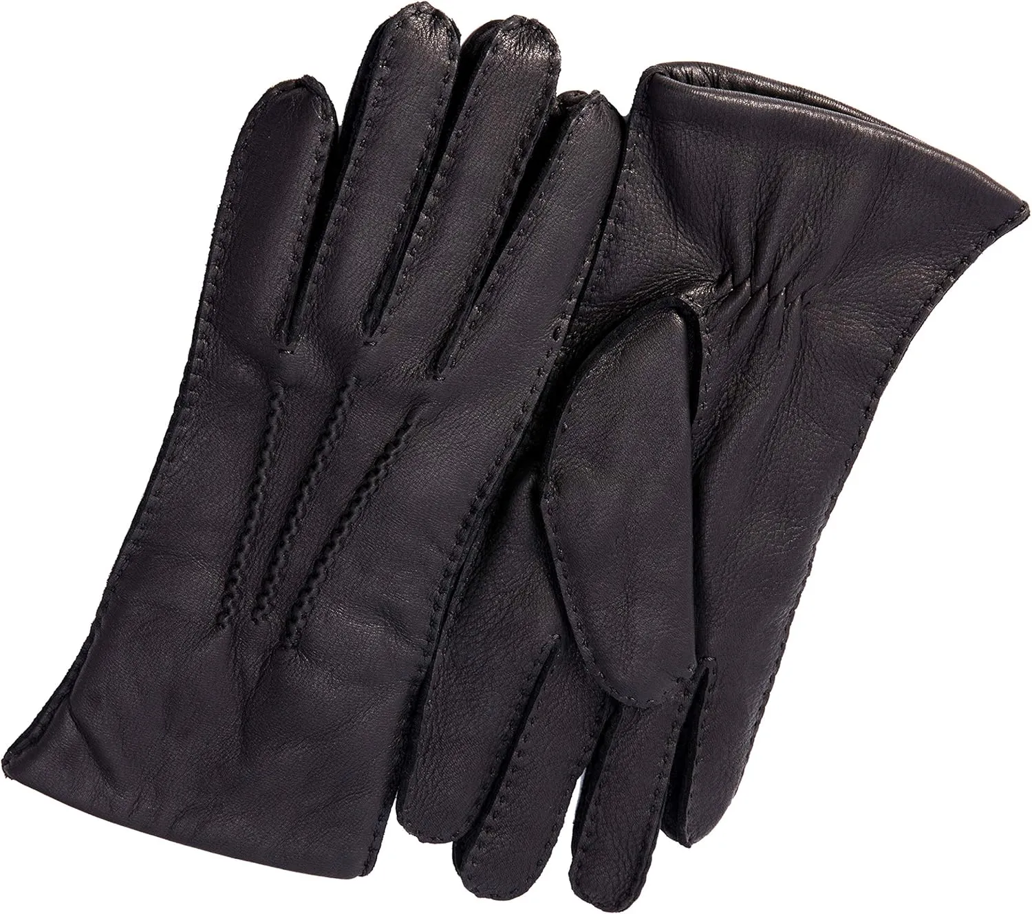 YISEVEN Women's Deerskin Leather Gloves Hand Sewn