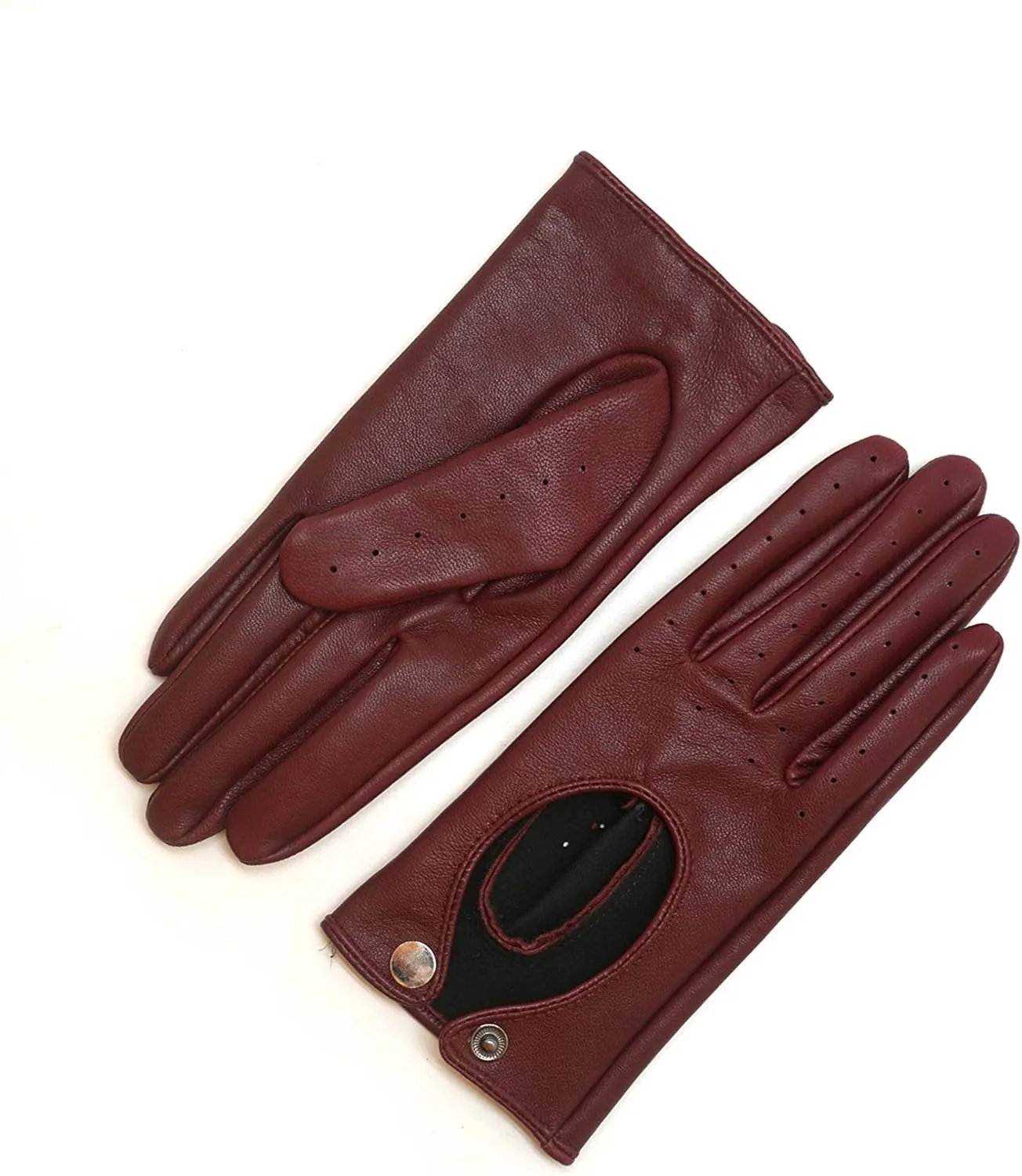 YISEVEN Women's Winter Driving Touchscreen Sheepskin Leather Gloves